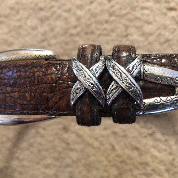 Western snakeskin style Brighton Brown Medium - Picture 4 of 8